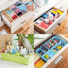 5 Compartments Socks / Handkerchief / Underwear Storage Box Socks Drawer Closet Organizer Storage Boxes (pack of 2)