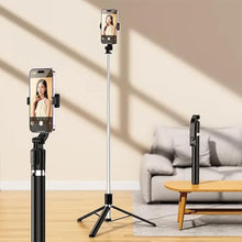 Selfie Stick with Tripod Stand (1 Pc / 160 Cm Long Approx)