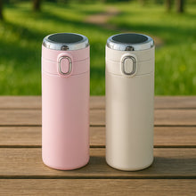 Smart Vacuum Insulated Water Bottle with LED Temperature Display (Mix Color & Design / 320 ML / 1 Pc))