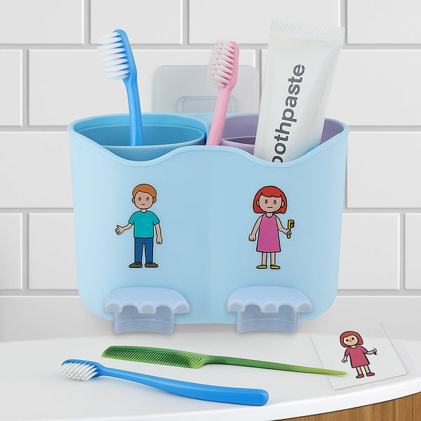 Wall-Mounted Toothbrush Holder