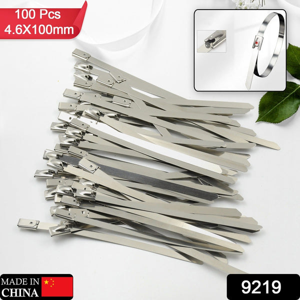 Stainless Steel Cable Ties for Solar & Home Use (100 Pc, 4.6x100mm)