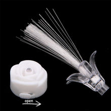 Multi-Color LED Fiber Optic Flower Night Lamps (Mix Color / 3 Pc)