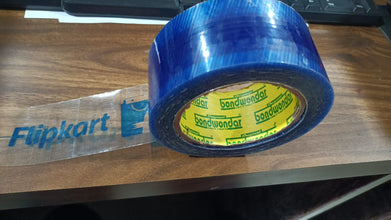 Blue tape for packaging with Flipkart lbuyEasy for delivery use.